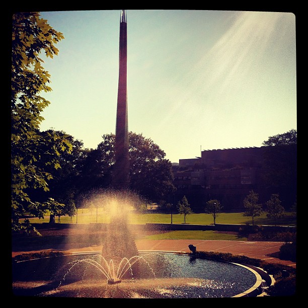 Beautiful day at the Georgia Tech Campanile.